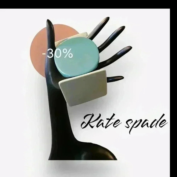 kate spade geometric Elastic Statement Piece Bracelet - Picture 1 of 5
